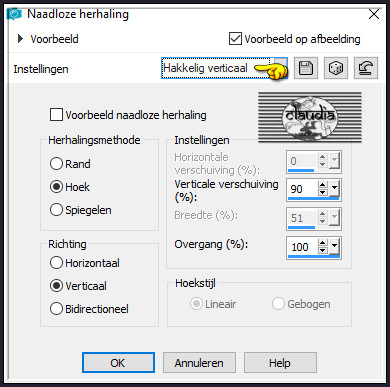 Effecten - Afbeeldingseffecten - Naadloze herhaling