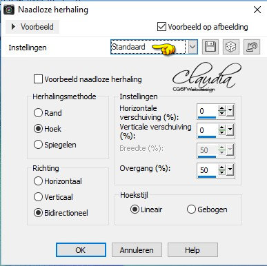 Effecten - Afbeeldingseffecten - Naadloze herhaling