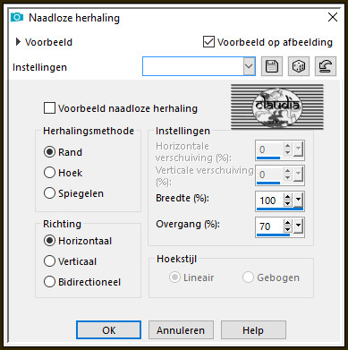 Effecten - Afbeeldingseffecten - Naadloze herhaling