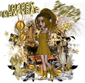 Les : Bonne Année 2019 van Claudine