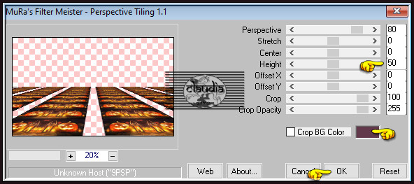 Effecten - Insteekfilters - MuRa's Meister - Perspective Tiling