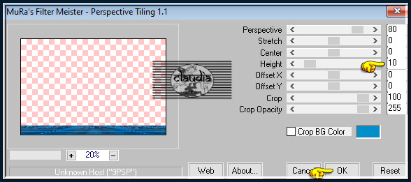 Effecten - Insteekfilters - MuRa's Meister - Perspective Tiling