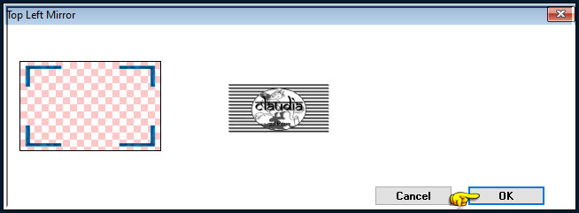 Effecten - Insteekfilters - Simple - Top Left Mirror