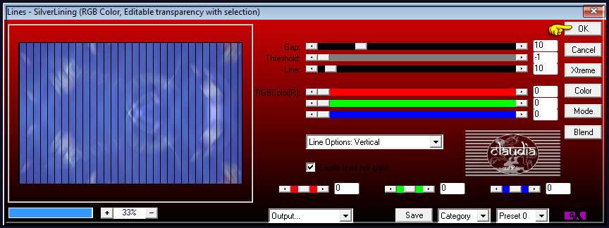 Effecten - Insteekfilters - AP 01 [Innovations] - Lines - SilverLining