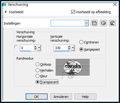 Effecten - Afbeeldingseffecten - Verschuiving 