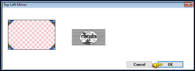 Effecten - Insteekfilters - Simple - Top Left Mirror :