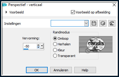 Effecten - Geometrische effecten - Perspectief - verticaal :