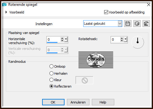 Effecten - Reflectie-effecten - Roterende spiegel : 