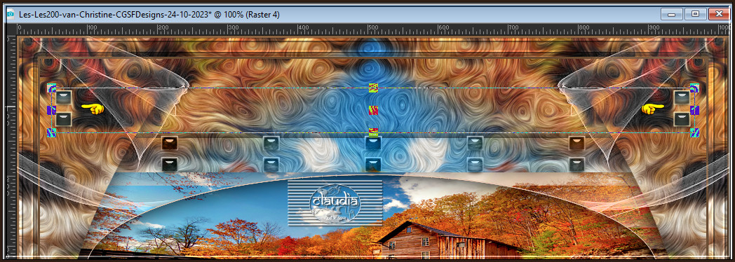 Of plaats het element zoals op het voorbeeld :