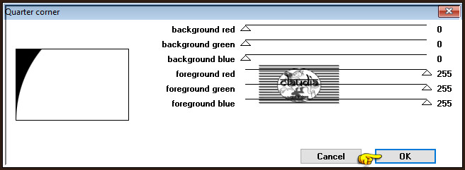Effecten - Insteekfilters - Simple - Quarter corner... :