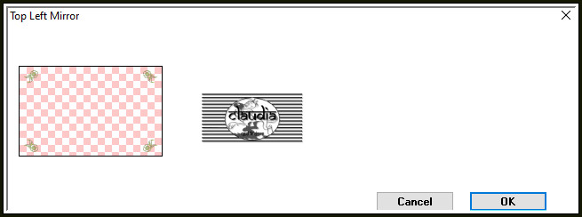 Effecten - Insteekfilters - Simple - Top Left Mirror 