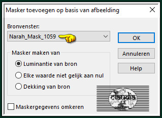 Lagen - Nieuwe maskerlaag - Uit afbeelding