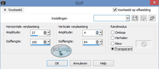 Effecten - Vervormingseffecten - Golf