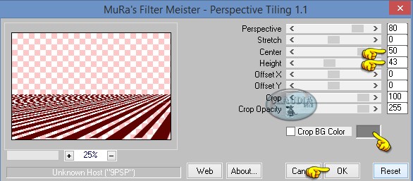 Effecten - Insteekfilters - MuRa's Meister - Perspective Tiling 