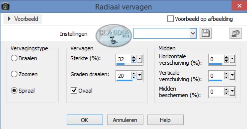 Aanpassen - Vervagen - Radiaal vervagen 