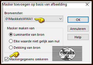 Lagen - Nieuwe maskerlaag - Uit afbeelding