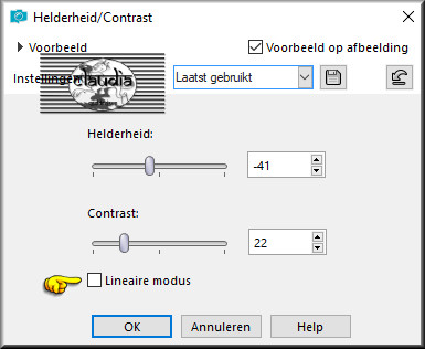 Aanpassen - Helderheid en Contrast - Helderheid/Contrast