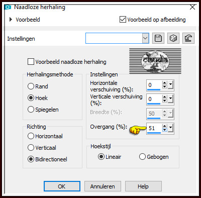 Effecten - Afbeeldingseffecten - Naadloze herhaling