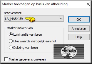 Lagen - Nieuwe maskerlaag - Uit afbeelding : LA_MASK 59