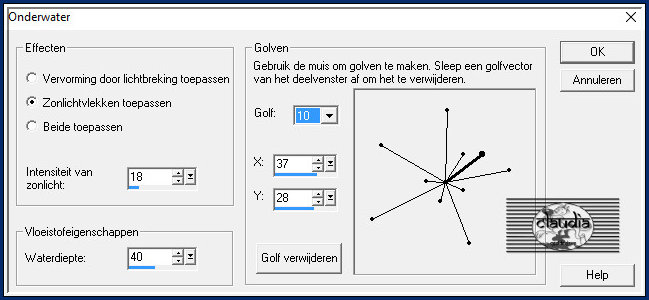 Na de 10 golven te hebben in gegeven heb je nu dit