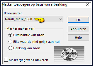 Lagen - Nieuwe maskerlaag - Uit afbeelding :