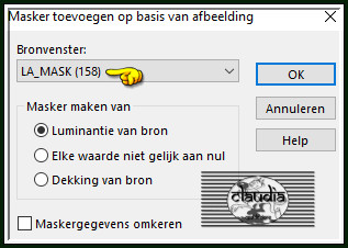 Lagen - Nieuwe maskerlaag - Uit afbeelding :