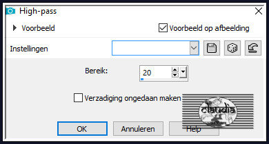 Effecten - Randeffecten - High Pass
