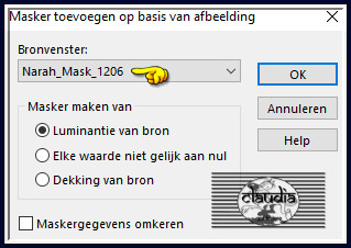 Lagen - Nieuwe maskerlaag - Uit afbeelding :
