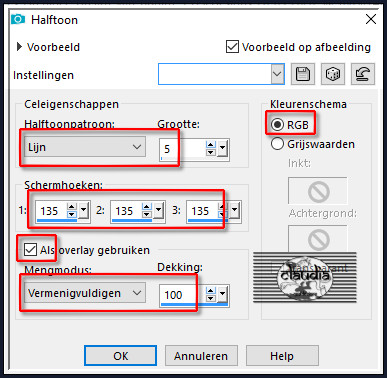 Effecten - Artistieke effecten - Halftoon