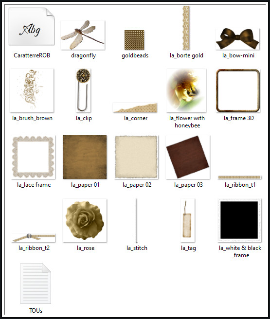 Inhoud Materialen Map