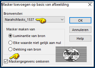 Lagen - Nieuwe maskerlaag - Uit afbeelding :