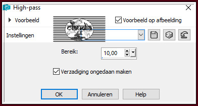 Effecten - Randeffecten - High-Pass 