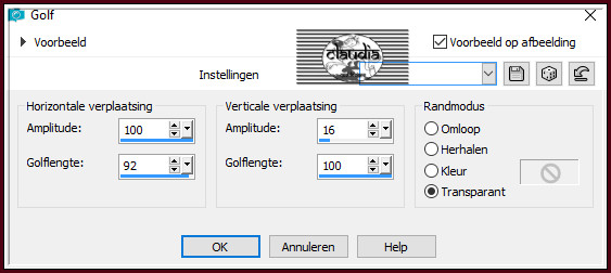 Effecten - Vervormingseffecten - Golf 