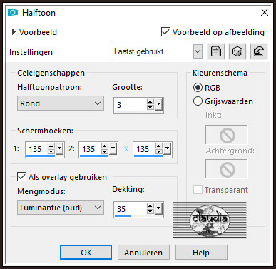 Effecten - Artistieke effecten - Halftoon