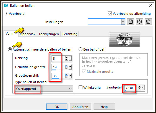 Effecten - Artistieke effecten - Ballen en Bellen