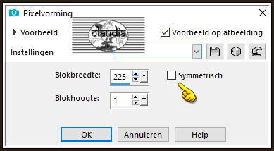 Effecten - Vervormingseffecten - Pixelvorming