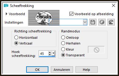 Effecten - Geometrische effecten - Scheeftrekking