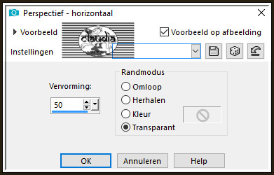 Effecten - Geometrische effecten - Perspectief - horizontaal 