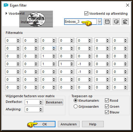 Effecten - Eigen filter