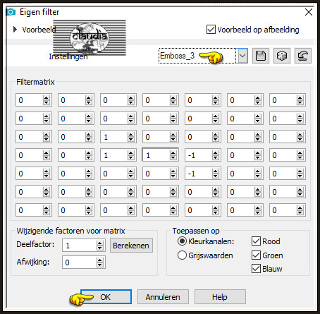 Effecten - Eigen filter - Emboss_3