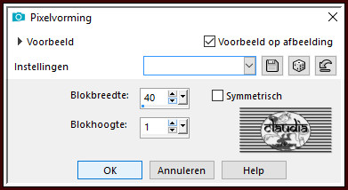 Effecten - Vervormingseffecten - Pixelvorming 