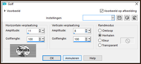 Effecten - Vervormingseffecten - Golf