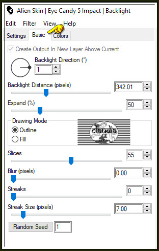 Effecten - Insteekfilters - Alien Skin Eye Candy 5 : Impact - Backlight