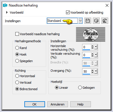 Effecten - Afbeeldingseffecten - Naadloze herhaling