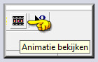 Bekijk je animatie, hoe die loopt, door op dit icoontje te klikken