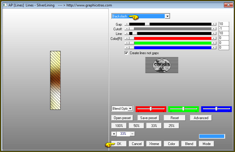 Effecten - Insteekfilters - AP [Lines] - Lines - SilverLining 