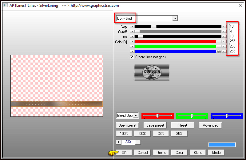 Effecten - Insteekfilters - AP [Lines] - Lines - SilverLining : 