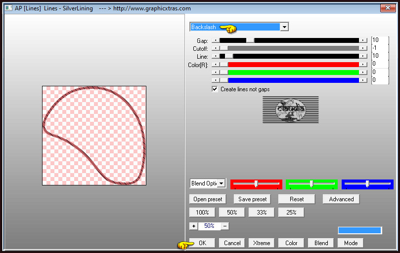 Effecten - Insteekfilters - AP [Lines] - Lines - SilverLining