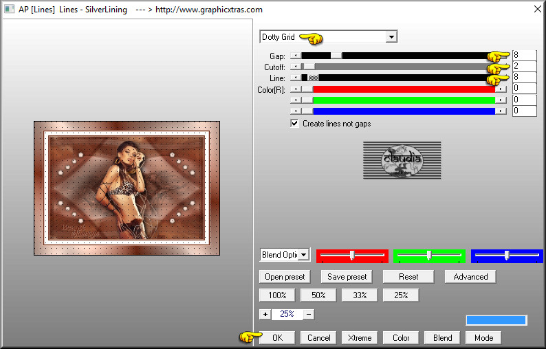 Effecten - Insteekfilters - AP [Lines] - Lines - SilverLining