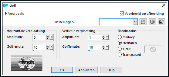Effecten - Vervormingseffecten - Golf